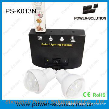 mini solar light kits with 2 LED bulb